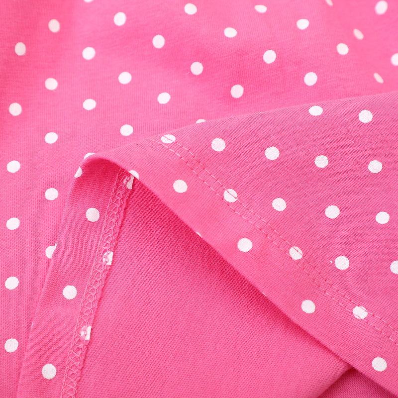 Mädchen kurzärmeliges Kleid mit buntem Aufdruck Drune