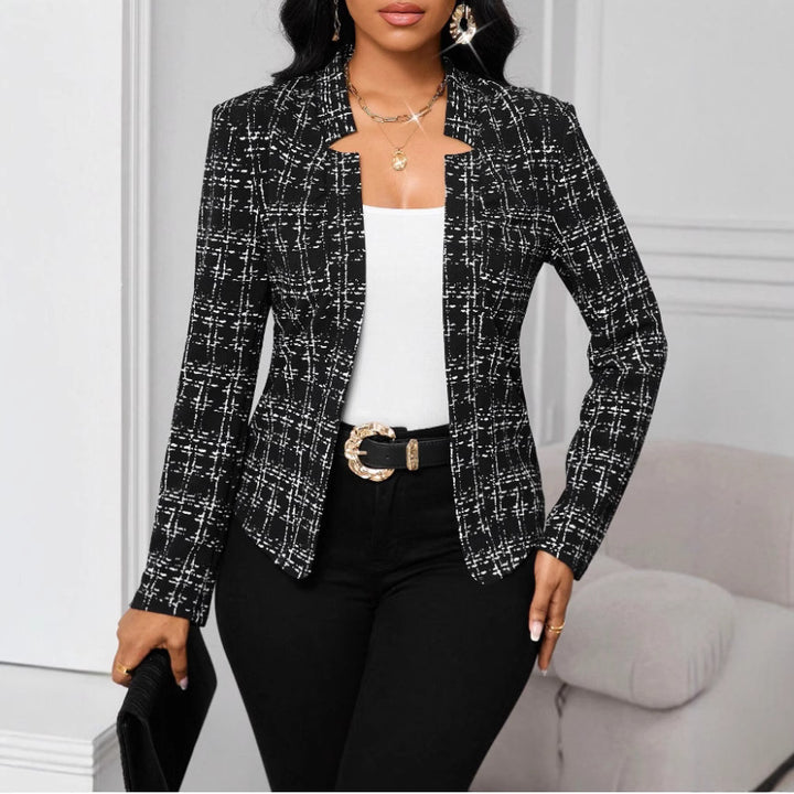 Damen raffinierte Business-Blazerjacke Drune