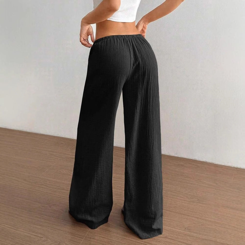 Damen Lockere Palazzo-Hose Drune