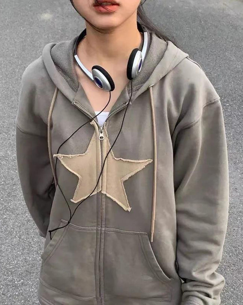 Drune | Pentagram Kapuzensweatshirt
