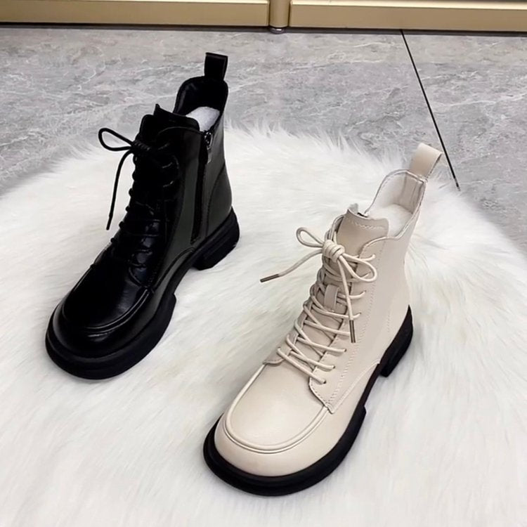 Damen Modische und bequeme High-Top Boots Drune