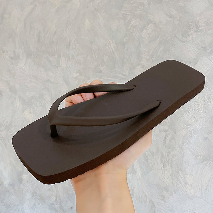 Damen Komfortable Flip-Flops Drune
