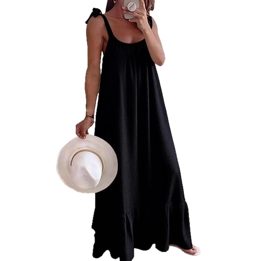 Damen Maxikleid mit trägerlosem Design Drune