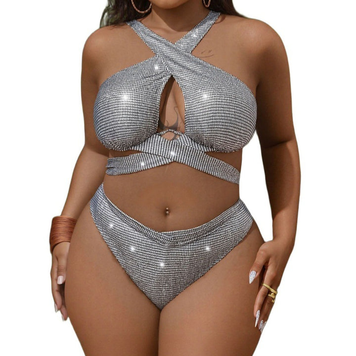 Damen Glitzerndes Bikini Set Drune