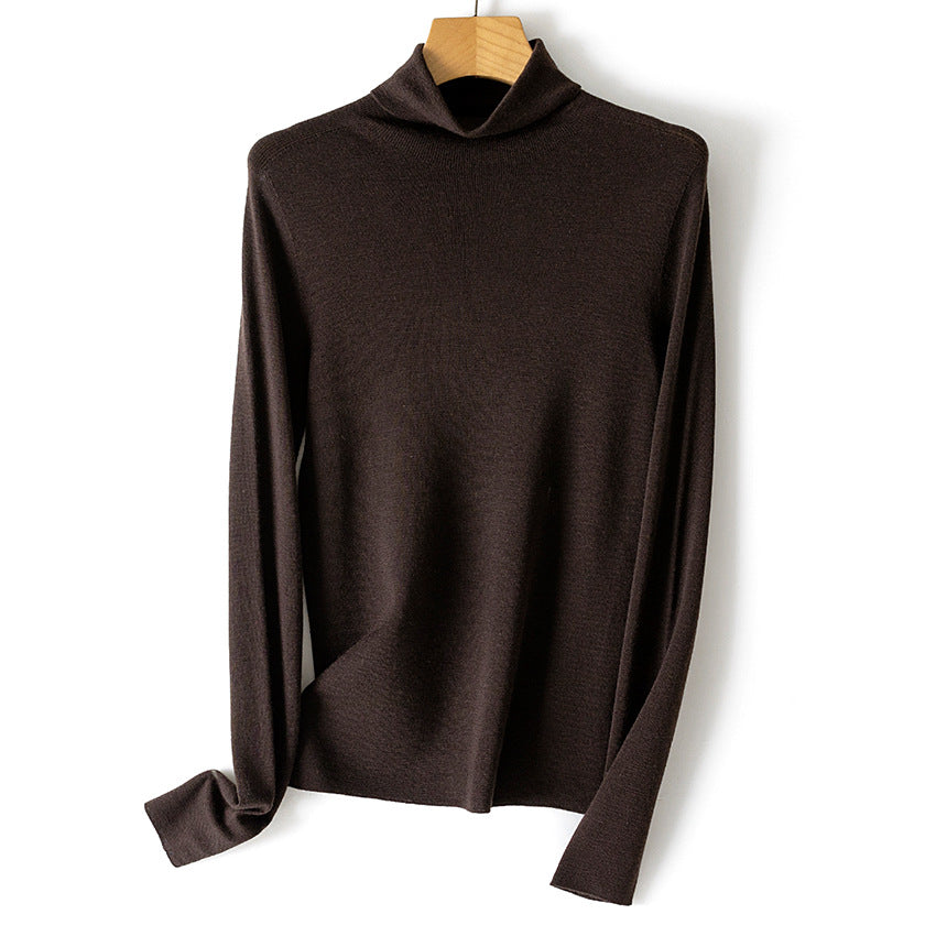 Damen Ultrafeiner Rollkragenpullover aus Feinstrick mit schmaler Silhouette Drune