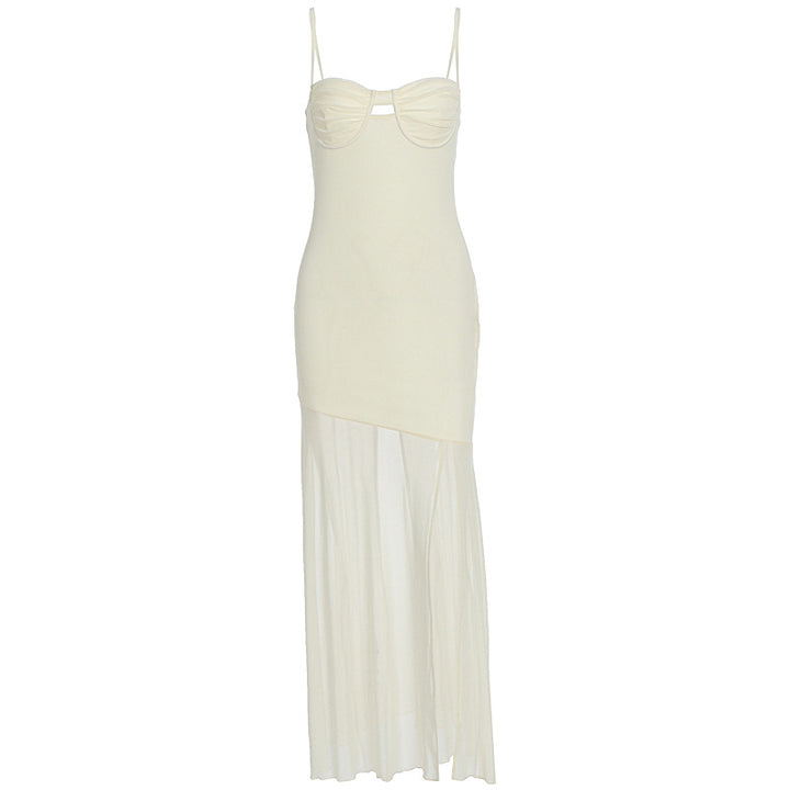 Damen Maxikleid mit elegantem Cut-Out und fließendem Design Drune