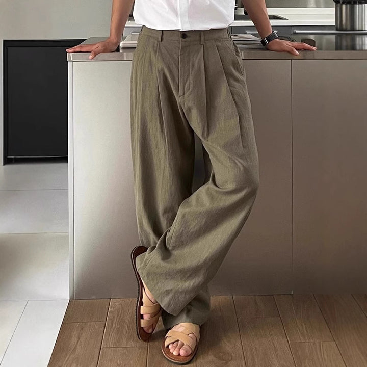 Herren Elegante und bequeme Leinenhose Drune