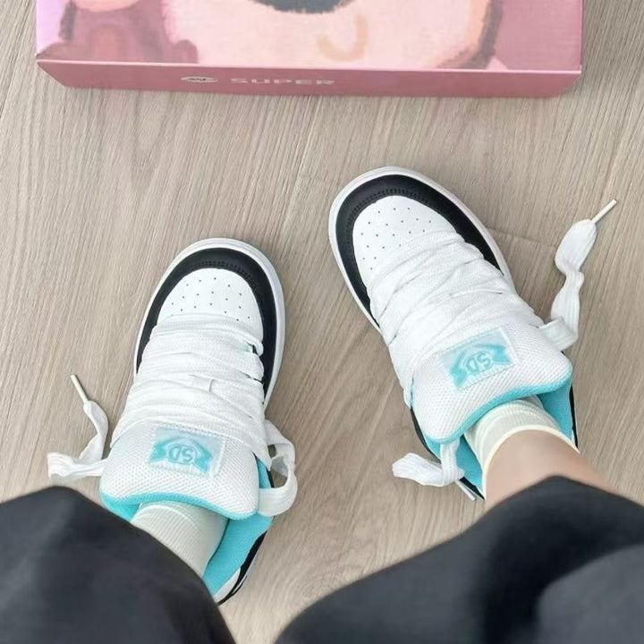 Damen Sneaker mit atmungsaktivem Mesh-Obermaterial und stoßdämpfender Sohle Drune