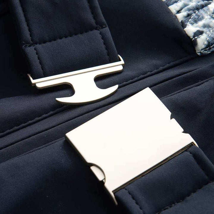 Damen nan kurz geschnittenes Bouclé-Blouson-Set mit Stehkragen, verdecktem Reißverschluss und High-Waist Schlaghose Drune