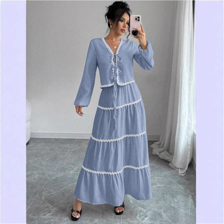 Damen Maxikleid Drune