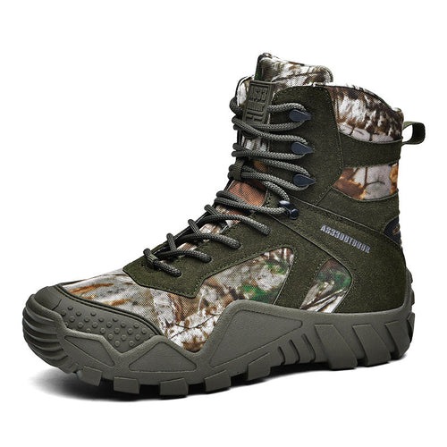Herren Tactical Boots mit verstärktem Knöchelschutz und rutschfester Sohle Drune