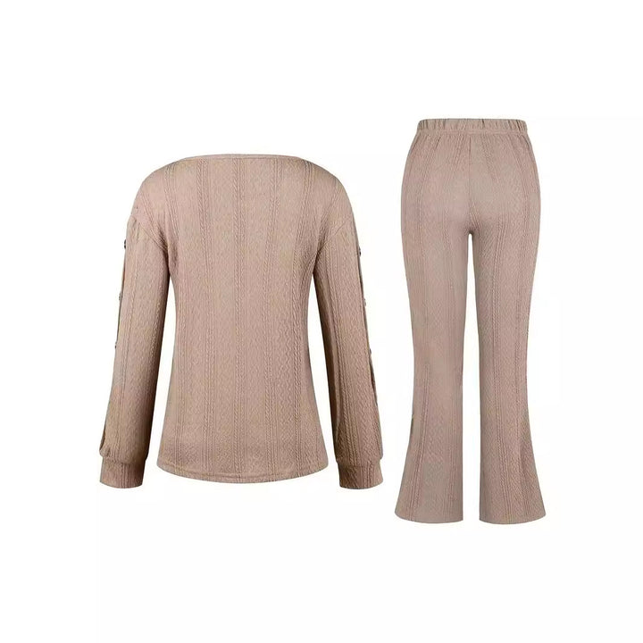 Damen Gemusterter Loungeanzug Drune