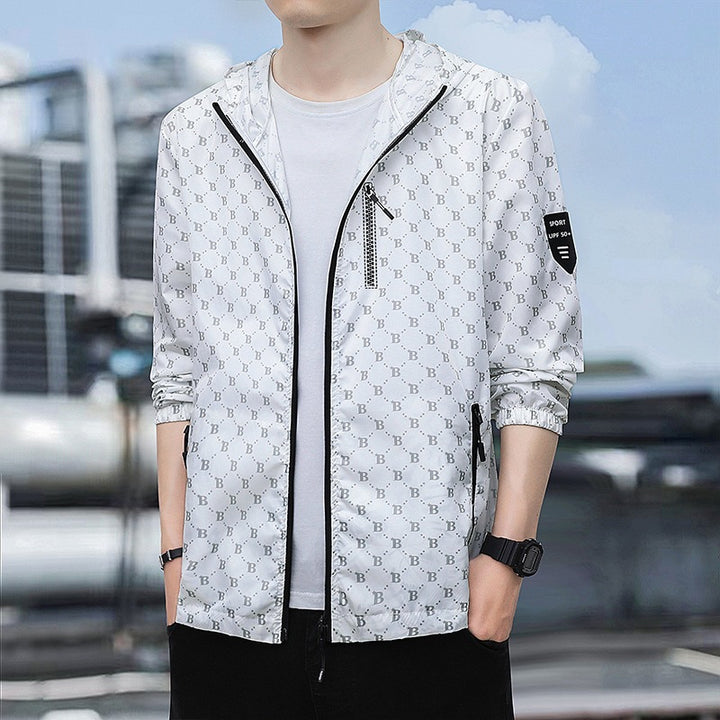 Herren Sportliche Windbreaker-Jacke Drune