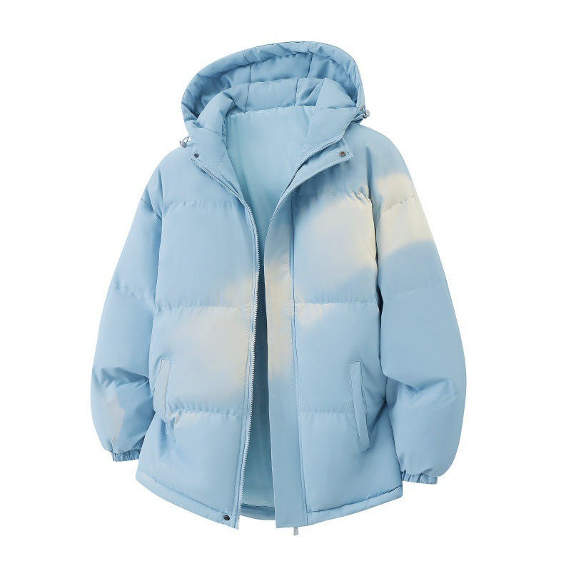 Damen Modische Daunenjacke mit hohem Kragen Drune
