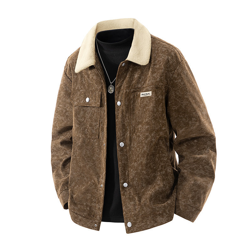 Herren Urbaner Overshirt mit modernen Taschen Drune