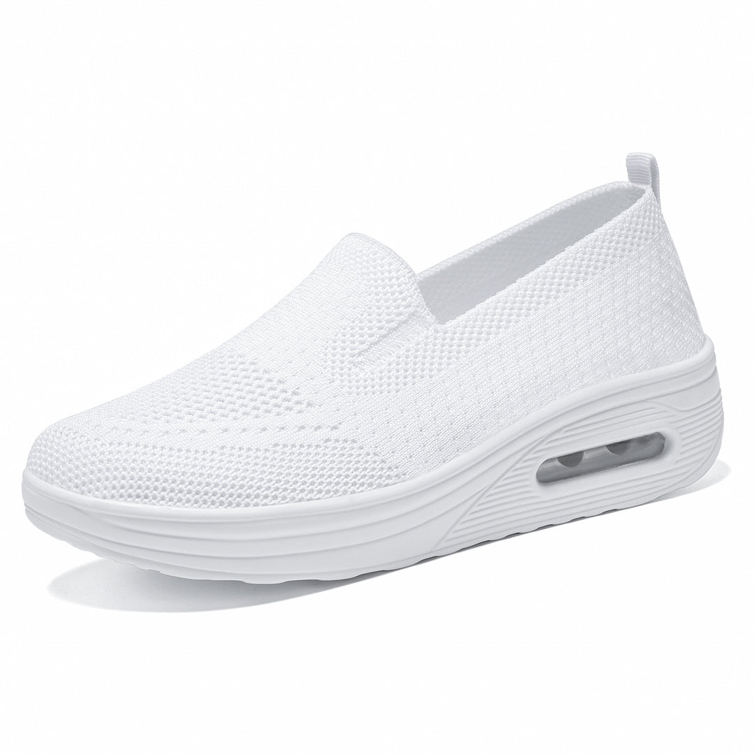 Damen nan gestrickter Schlupfsneaker mit Luftpolster-Dämpfung und ergonomischer Komfortsohle Drune