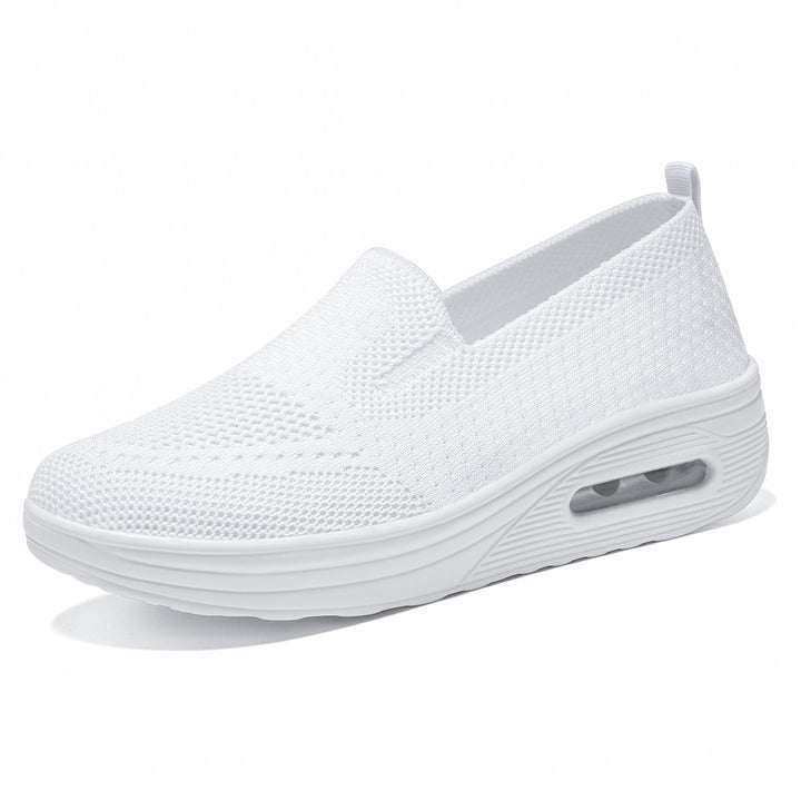 Damen nan gestrickter Schlupfsneaker mit Luftpolster-Dämpfung und ergonomischer Komfortsohle Drune