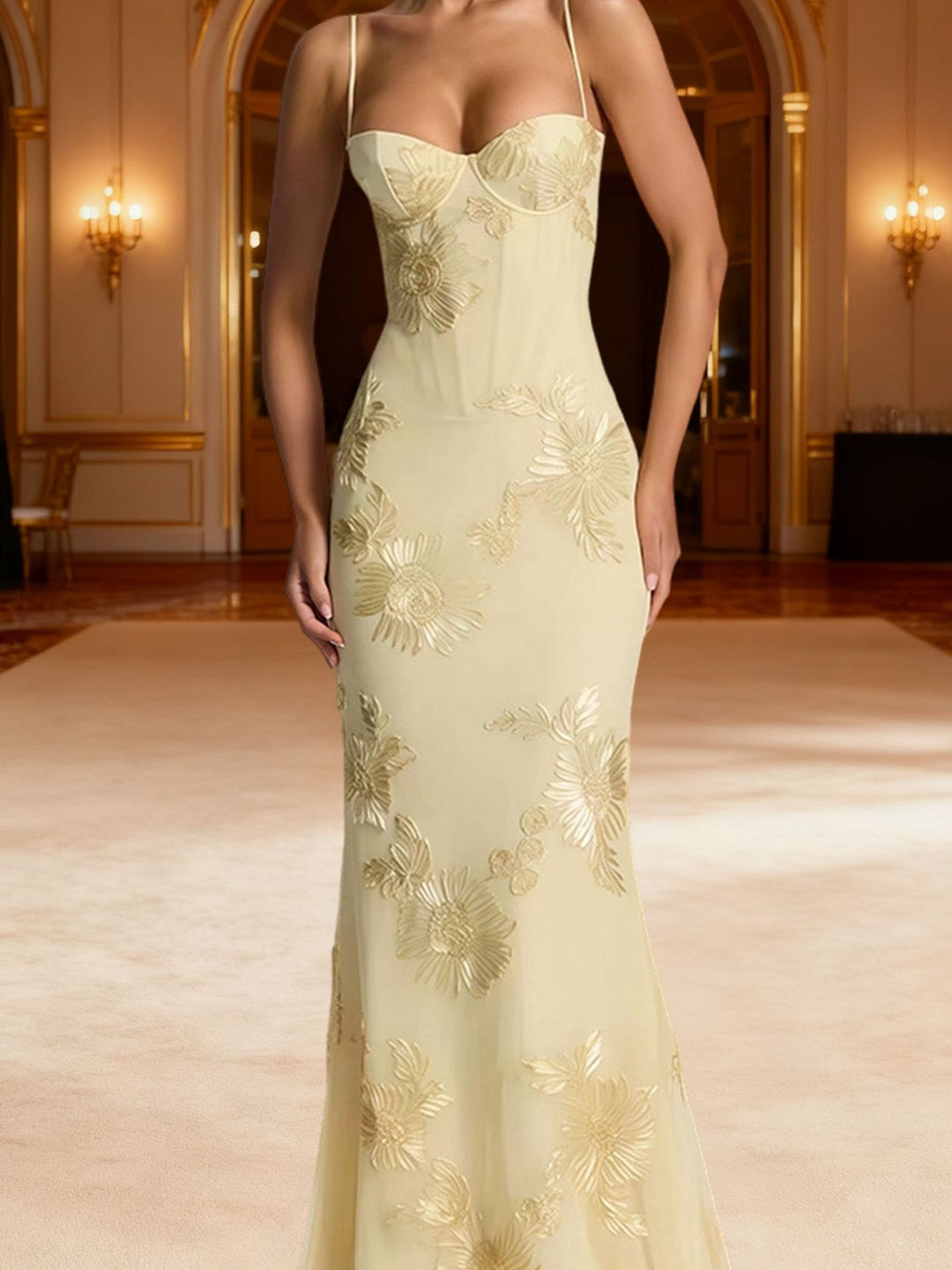Damen Abendkleid Drune