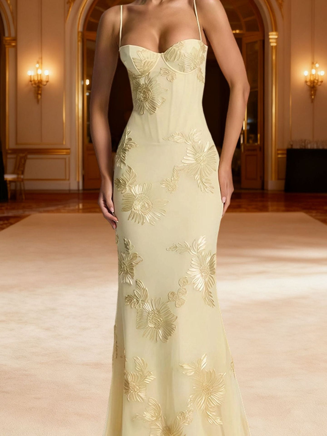Damen Abendkleid Drune