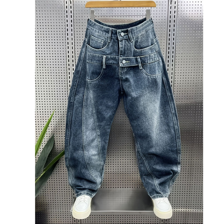 Damen Oversized Jeans Drune