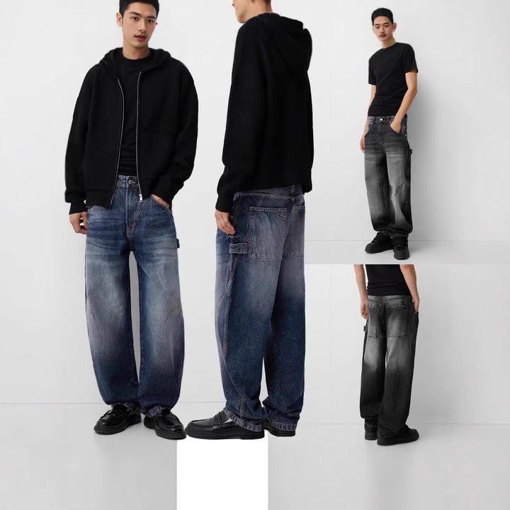 Damen lässige Kapuzenjacke mit strukturiertem Strick und durchgehendem Reißverschluss Drune
