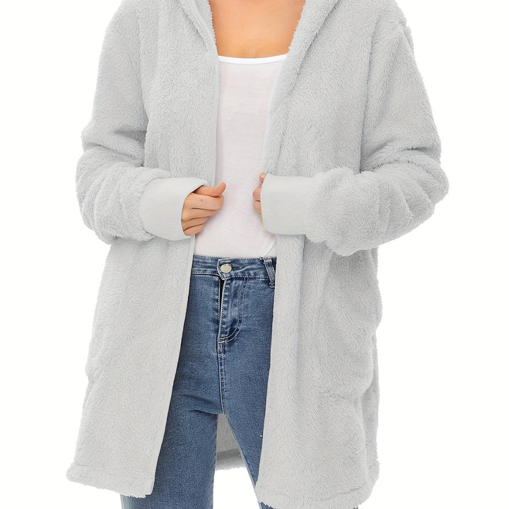 Damen weicher Fleece-Mantels Drune