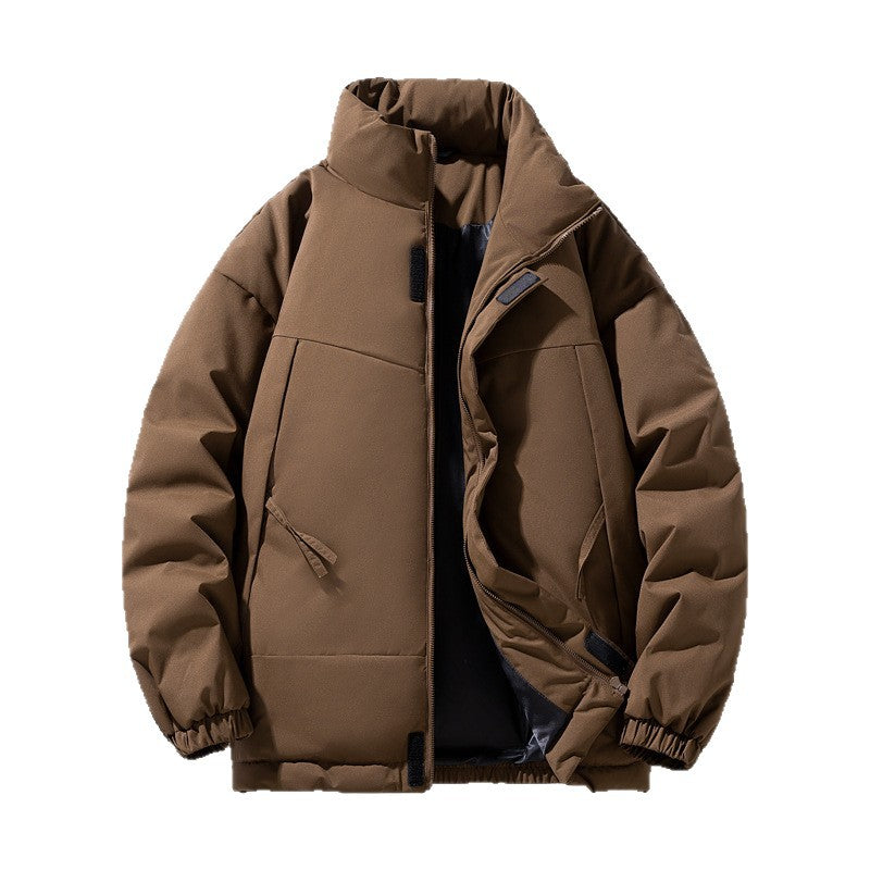 Herren Modische Übergangsjacke mit hohen Kragen Drune