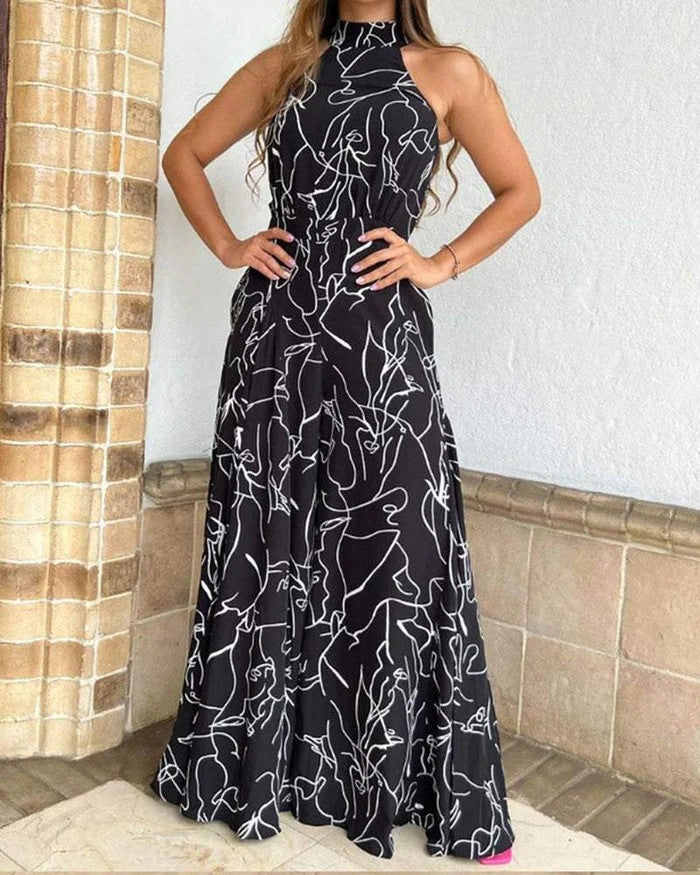 Damen Eleganter Longline Jumpsuit mit Stehkragen, Ballonärmeln und Seitentaschen Drune