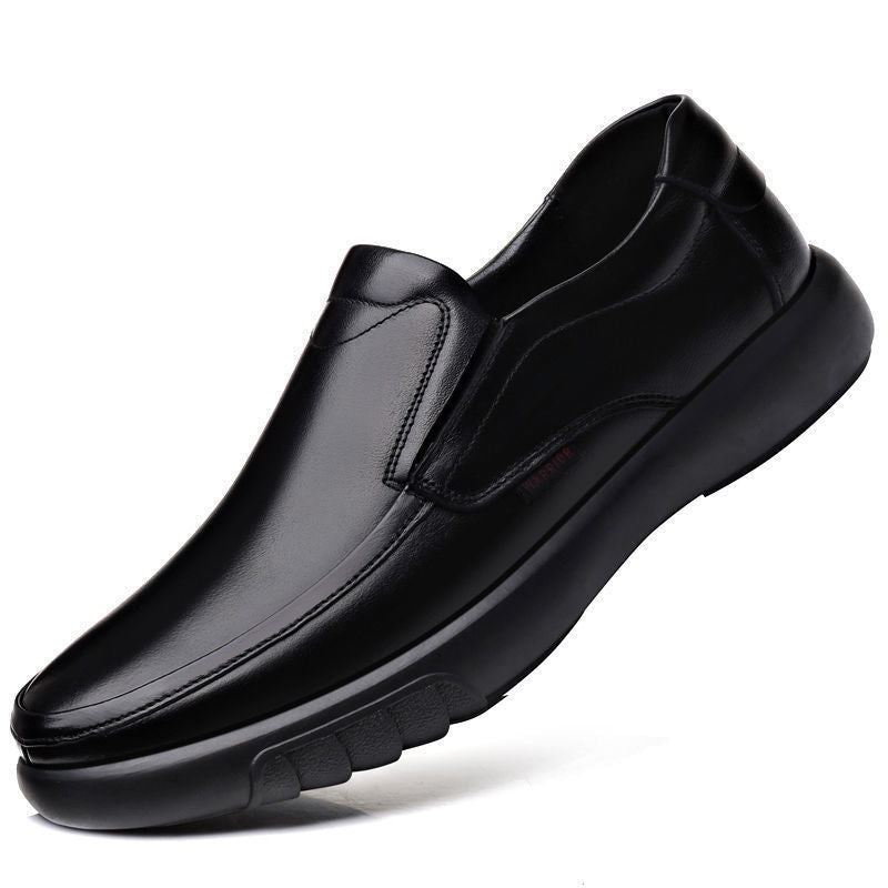 Herren Eleganter Komfort-Slipper aus Lederoptik mit dämpfender Plateau-Sohle Drune