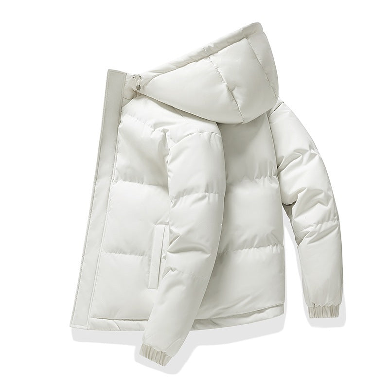 Damen Modische warme Daunenjacke mit Kapuze Drune