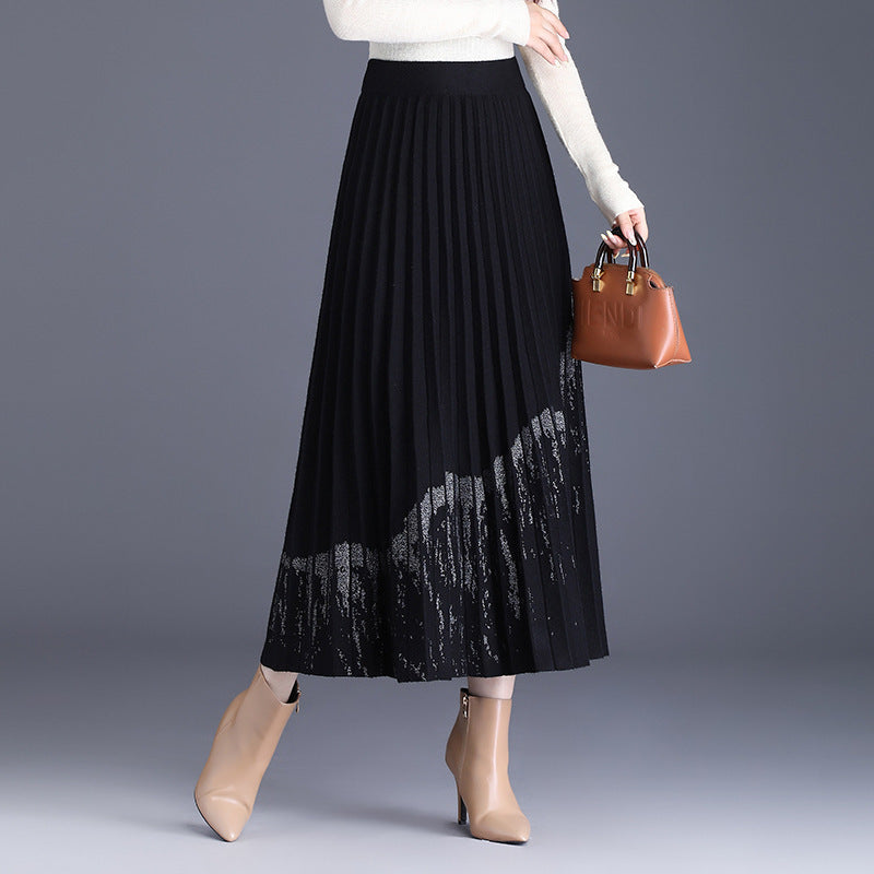 Damen Plisseerock Drune