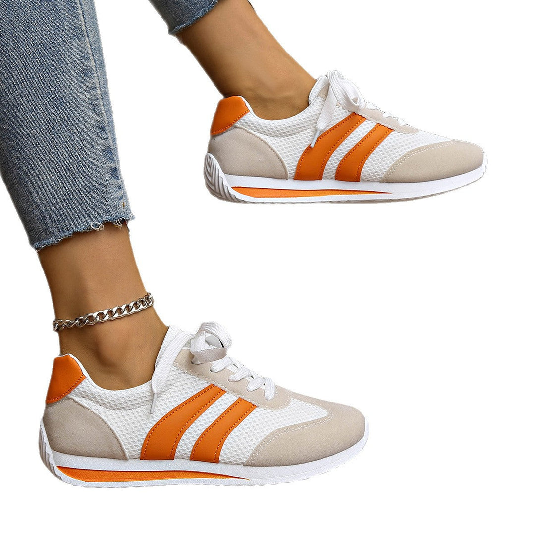 Damen sportliche Sneaker mit atmungsaktiven Mesh-Einsätzen Drune