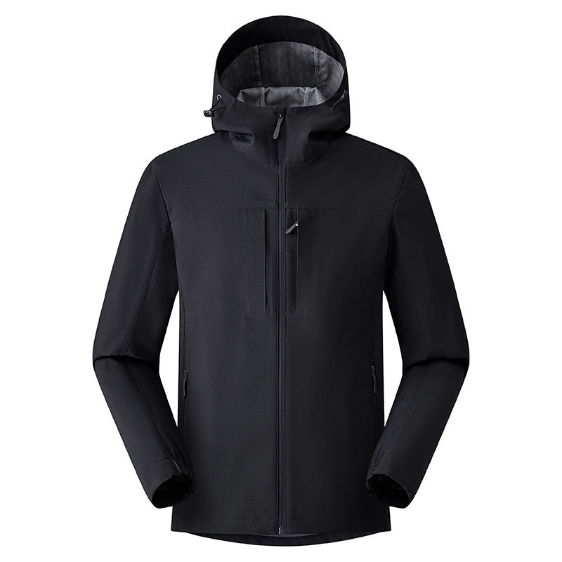 Herren Leichte Allround‑Softshelljacke mit thermoregulierender Membran, ergonomischem Schnitt & verdeckter Brusttasche Drune