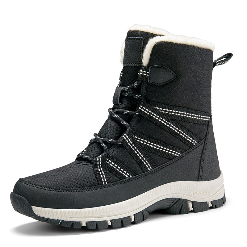 Damen Isolierte Winterstiefel mit rutschfester Sohle und atmungsaktivem Obermaterial Drune