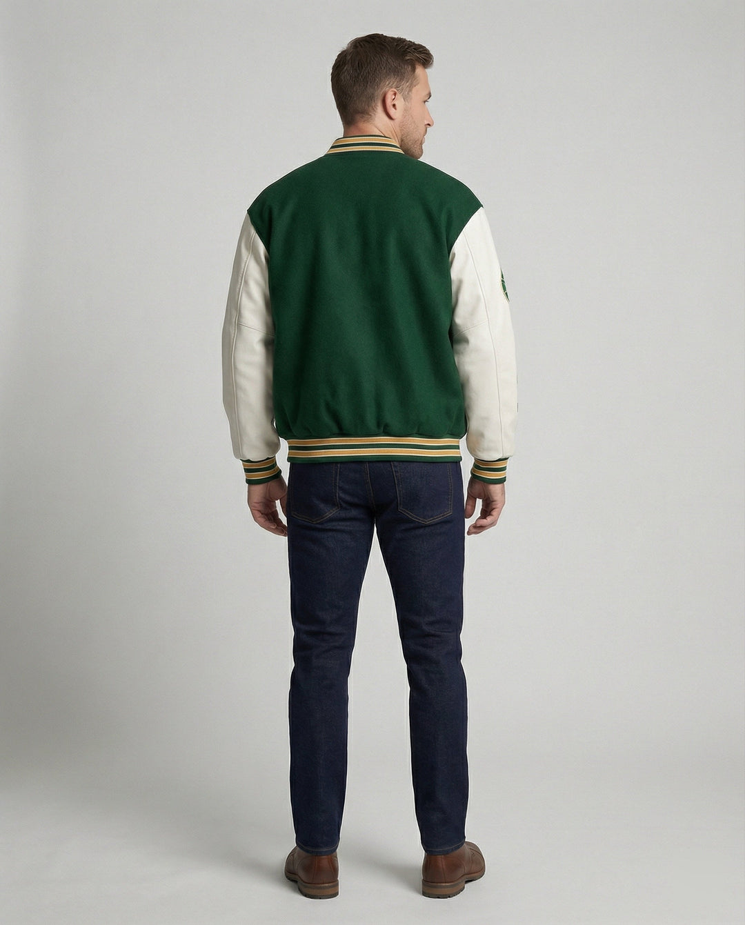 Herren Collegejacke mit Klassischen Details Drune