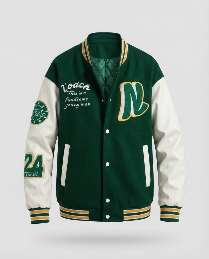 Herren Collegejacke mit Klassischen Details Drune