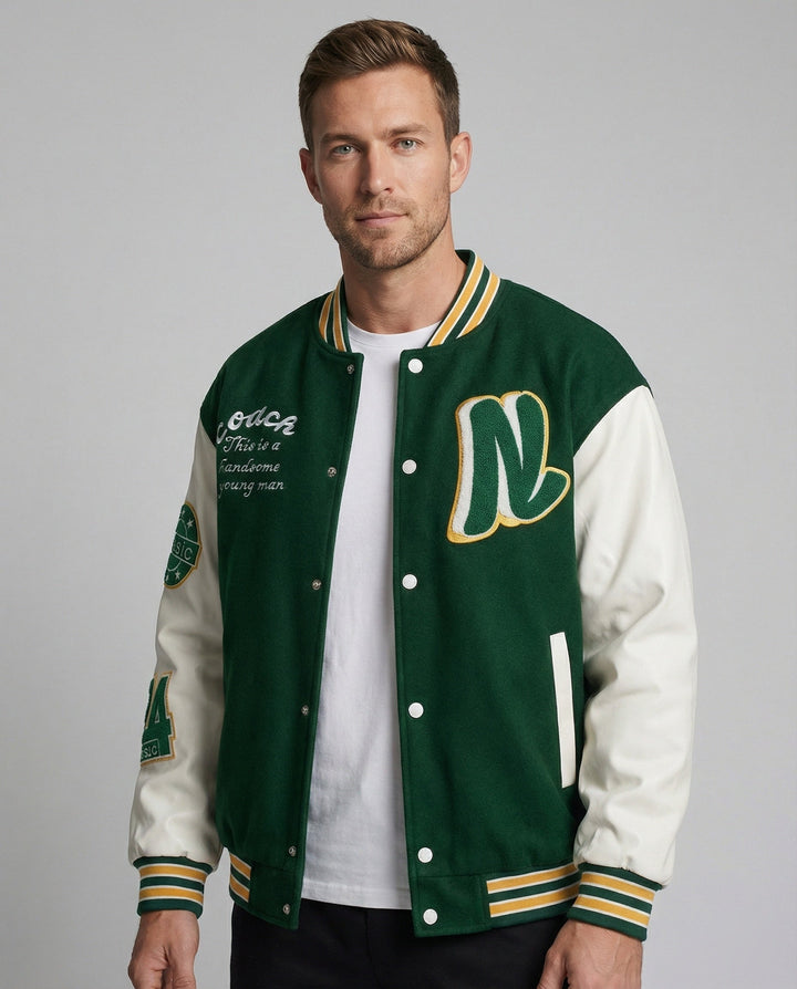 Herren Collegejacke mit Klassischen Details Drune