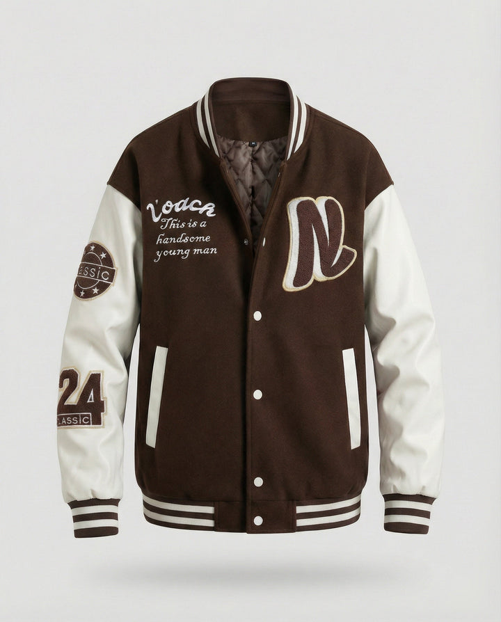 Herren Collegejacke mit Klassischen Details Drune