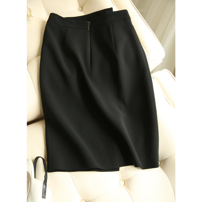 Damen Figurbetonter Bleistiftrock mit Knopfdetails Drune