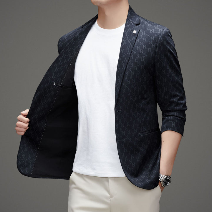 Herren Stylish Business Blazer mit eleganter Struktur und praktischen Taschen Drune