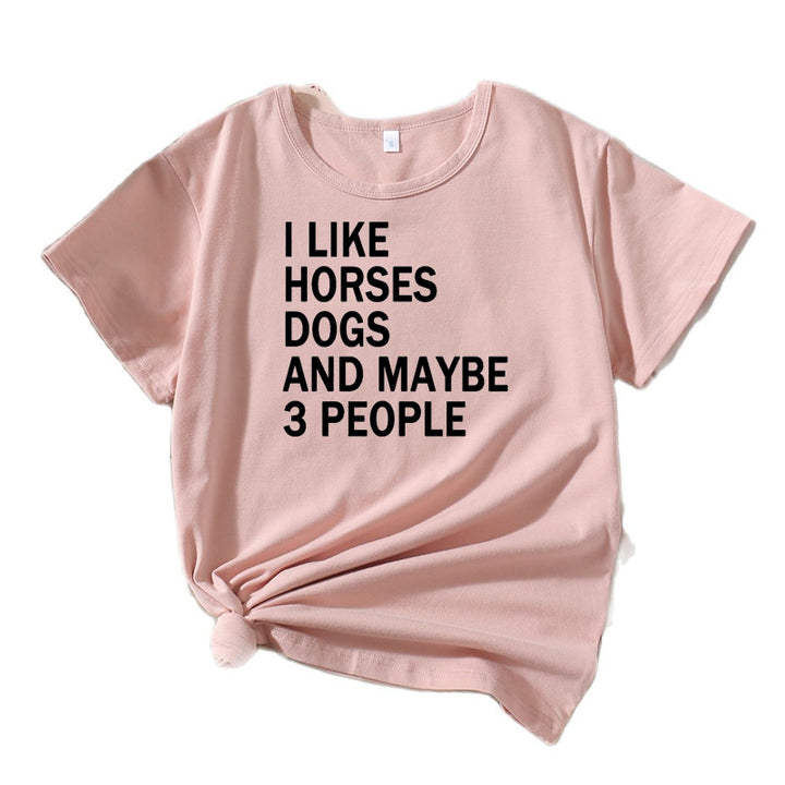 Damen Casual Fun Zitat T-Shirt Drune