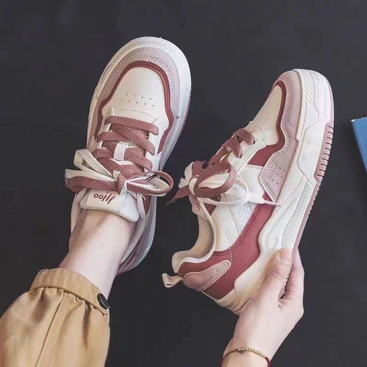 Damen Sportliche Sneakers mit flexibler Laufsohle und atmungsaktiver Obermaterialkombination Drune