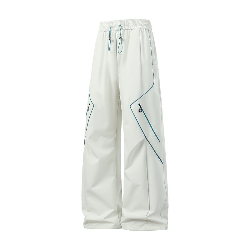 Damen Weite Tech-Cargo-Hose Drune