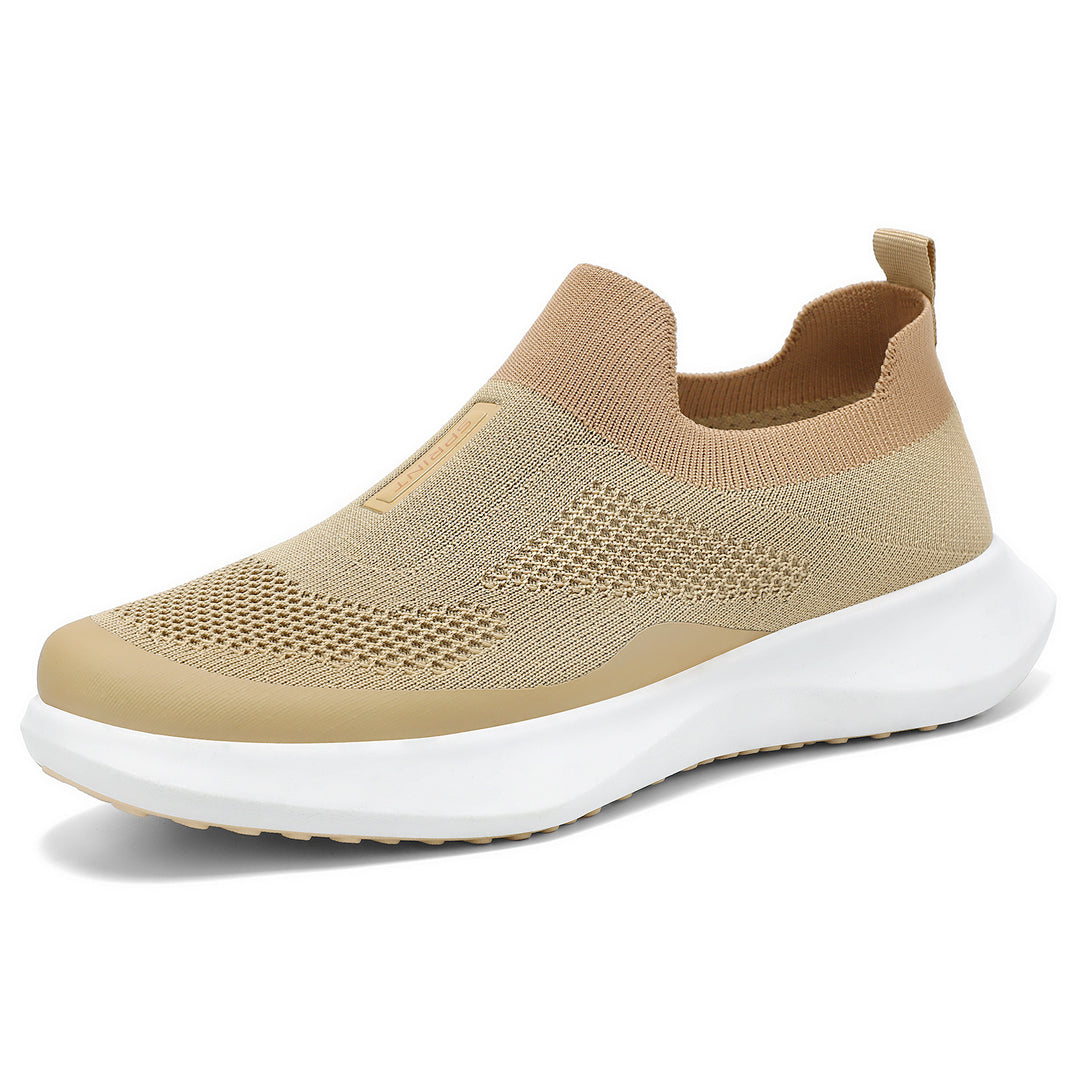 Damen nan leichter Strick-Slip-On Sneaker mit sockenähnlichem Schaft, elastischem Einstieg und ergonomischer Memory-Plateausohle Drune