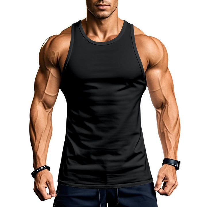 Herren atmungsaktives Fitness Tanktop mit Racerback-Schnitt Drune