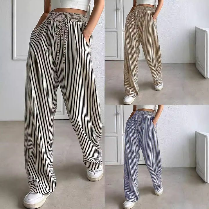 Damen weite Karottenhose Drune