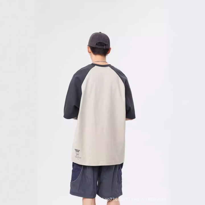 Herren lässiges Raglan-T-Shirt mit urbanem Design und komfortablem Schnitt Drune