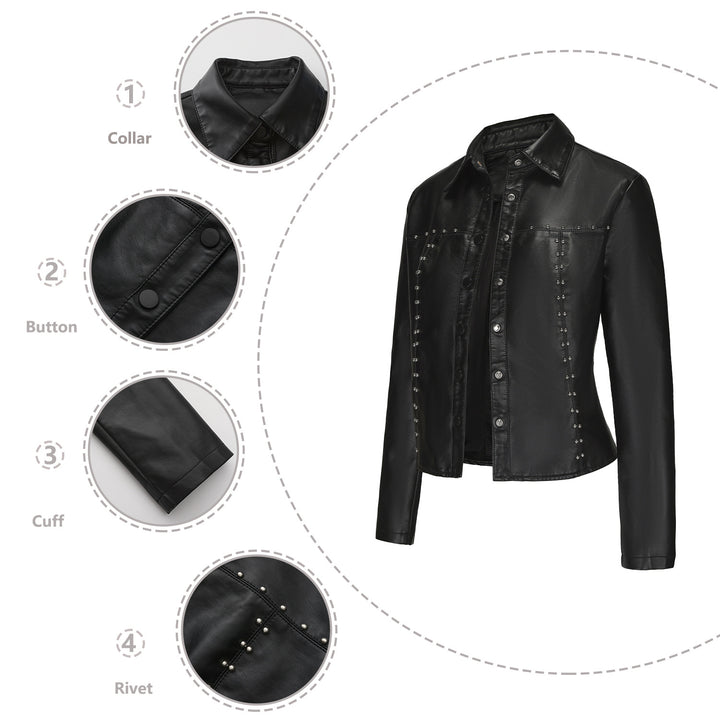 Damen Lederjacke Drune
