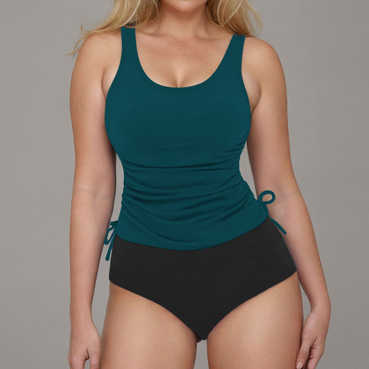 Damen Sportlicher Badeanzug mit floralem Design Drune