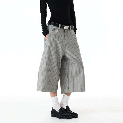 Damen Weitgeschnittene Streifenhose Drune